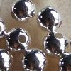 Sterling Silver Round Spacers 6mm x 10 pc