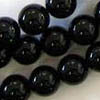 BLACK ONYX ~ Smooth Round 4mm Beads x 95