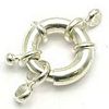 Bolt Ring Clasps ~ X-Large 19mm Silver Plated x 1 pc