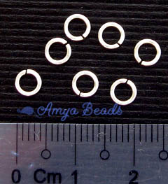 Sterling Silver 5mm Jumprings x 100 pc