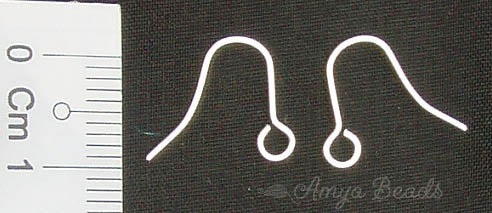 Earring Hooks ~ Small 13mm Silver Plated x 20 pairs