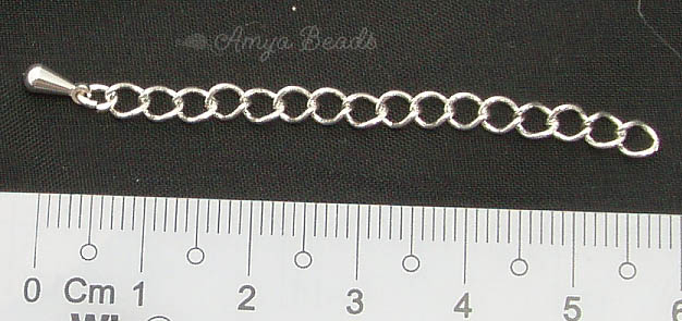 Extension Chains ~ 6cm Nickel x 10 pcs