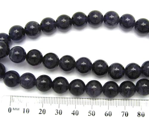 AMETHYST ~ 10mm Smooth Round Beads x 50