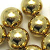 Round Metal Beads (Lightweight) ~ Gold 8mm x 100 pcs