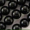 BLACK ONYX ~ Smooth Round 10mm Beads x 40