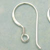Sterling Silver Earring Hooks 18mm x 5 pairs