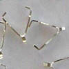 Triangle Bails ~ Small 8mm Silver Plated x 20 pcs